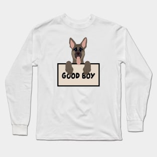 german shepherd good boy Long Sleeve T-Shirt